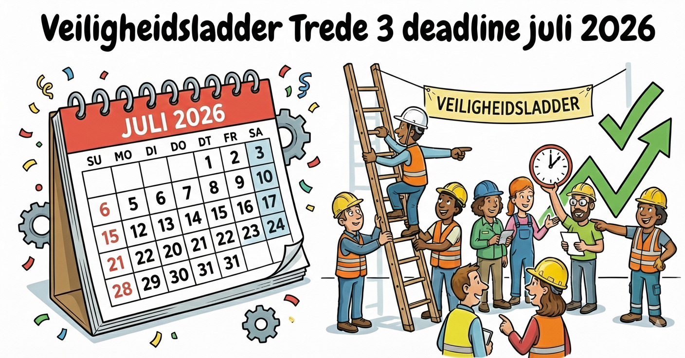 Veiligheidsladder Trede 3 deadline juli 2026